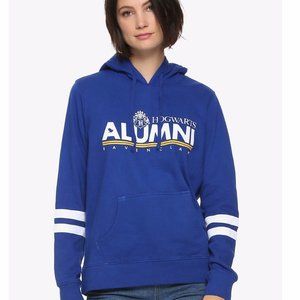 Harry Potter Hogwarts Alumni Ravenclaw Logo Pullover Hoodie Women's Juniors M